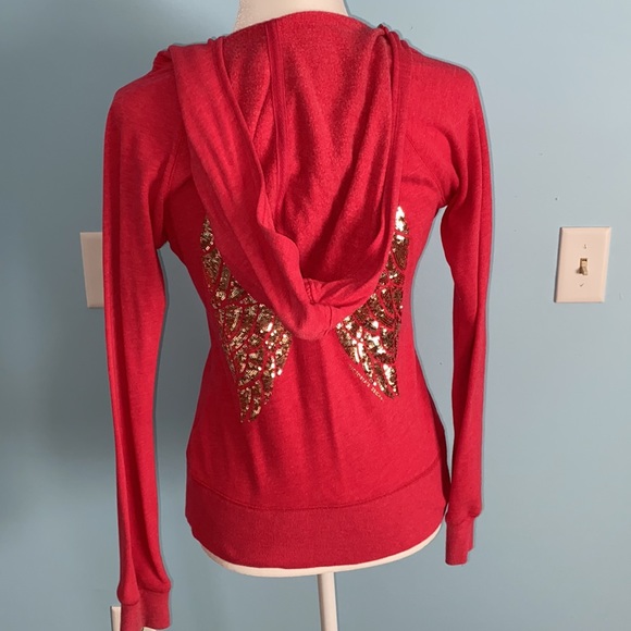 Victoria’s Secret Zip Up Angel Wing Sweater - Picture 4 of 5